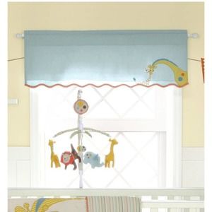 New Lot of 2 Bananafish Migi Little Circus Valance Curtain